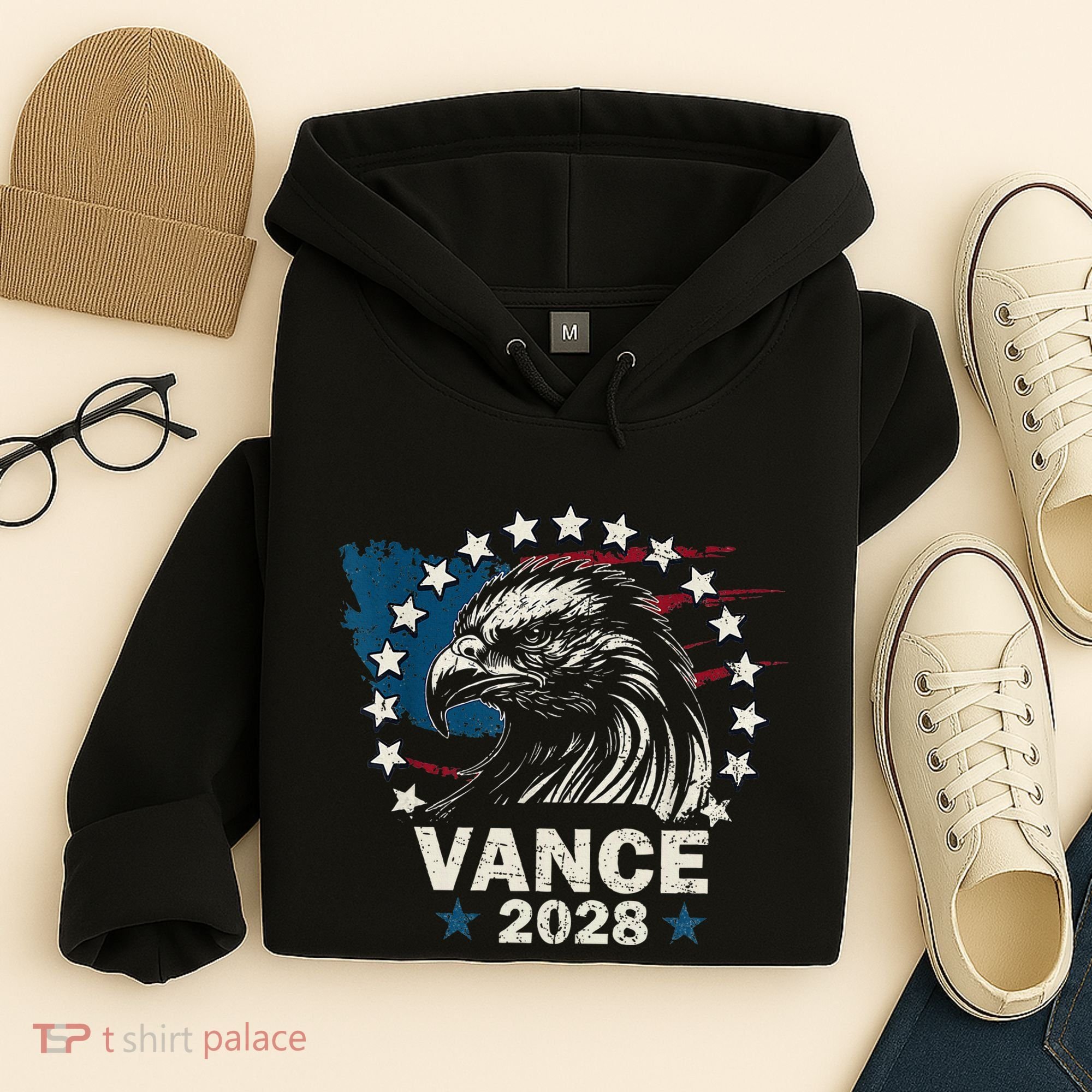 Vance 2028 President Us Flag Election Campaign 28 Hoodie