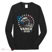 Vance 2028 President Us Flag Election Campaign 28 Long Sleeve Shirt thumb 0