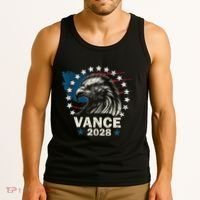 Vance 2028 President Us Flag Election Campaign 28 Tank Top thumb 3