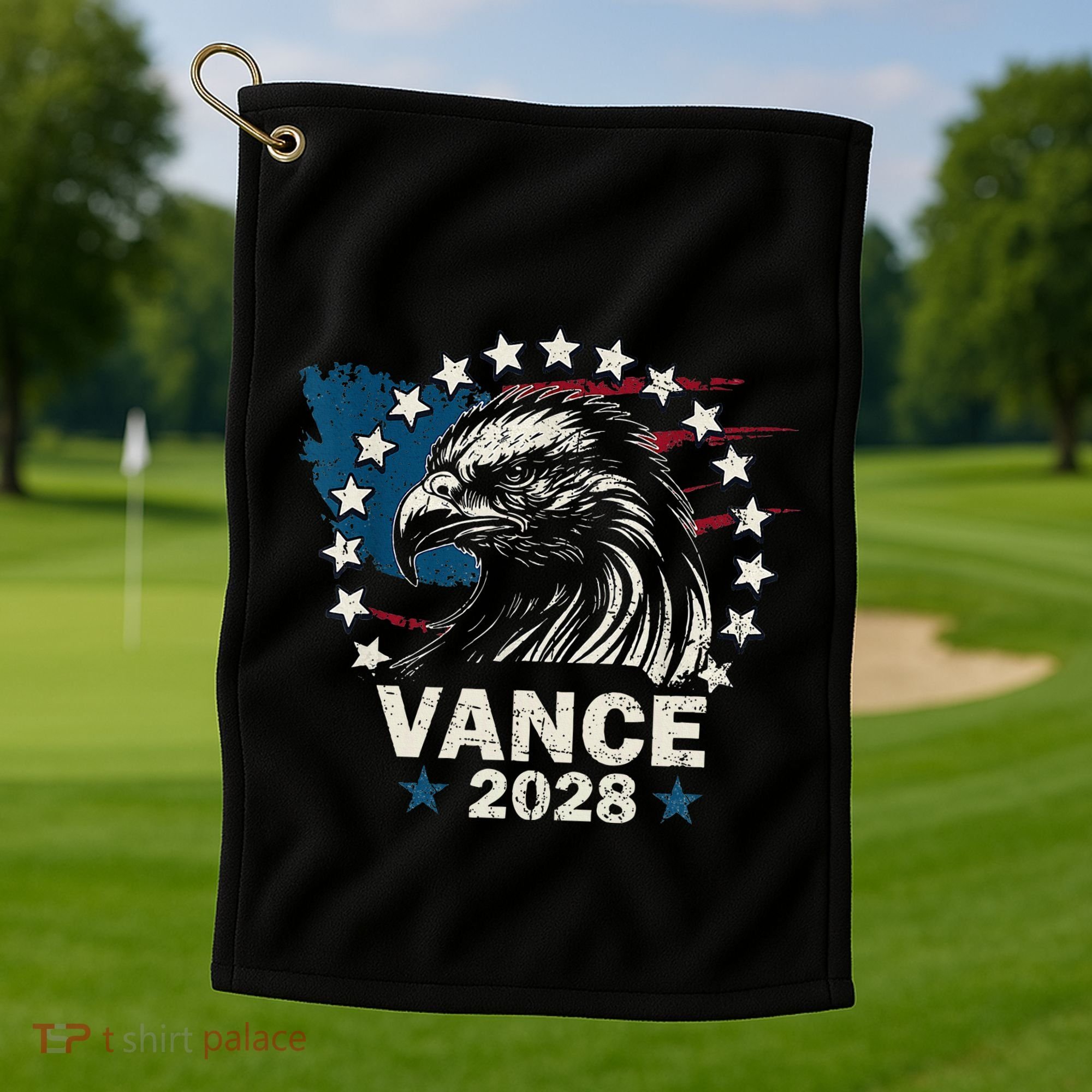 Vance 2028 President Us Flag Election Campaign 28 Golf Towel