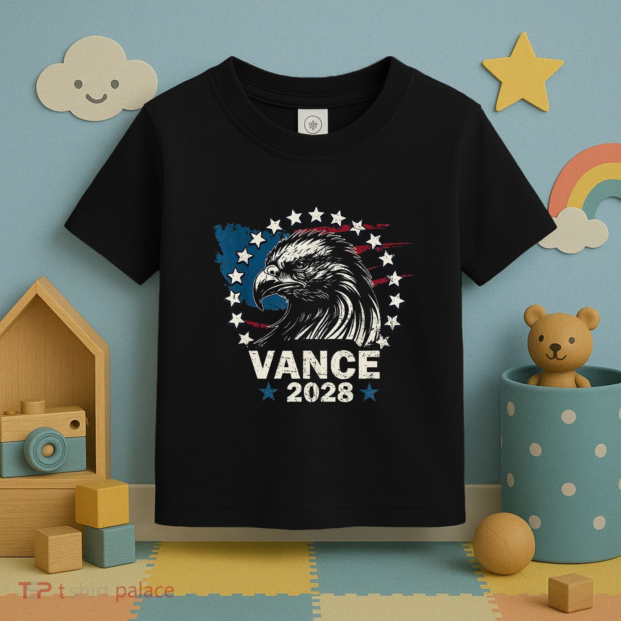 Vance 2028 President Us Flag Election Campaign 28 Toddler T-Shirt
