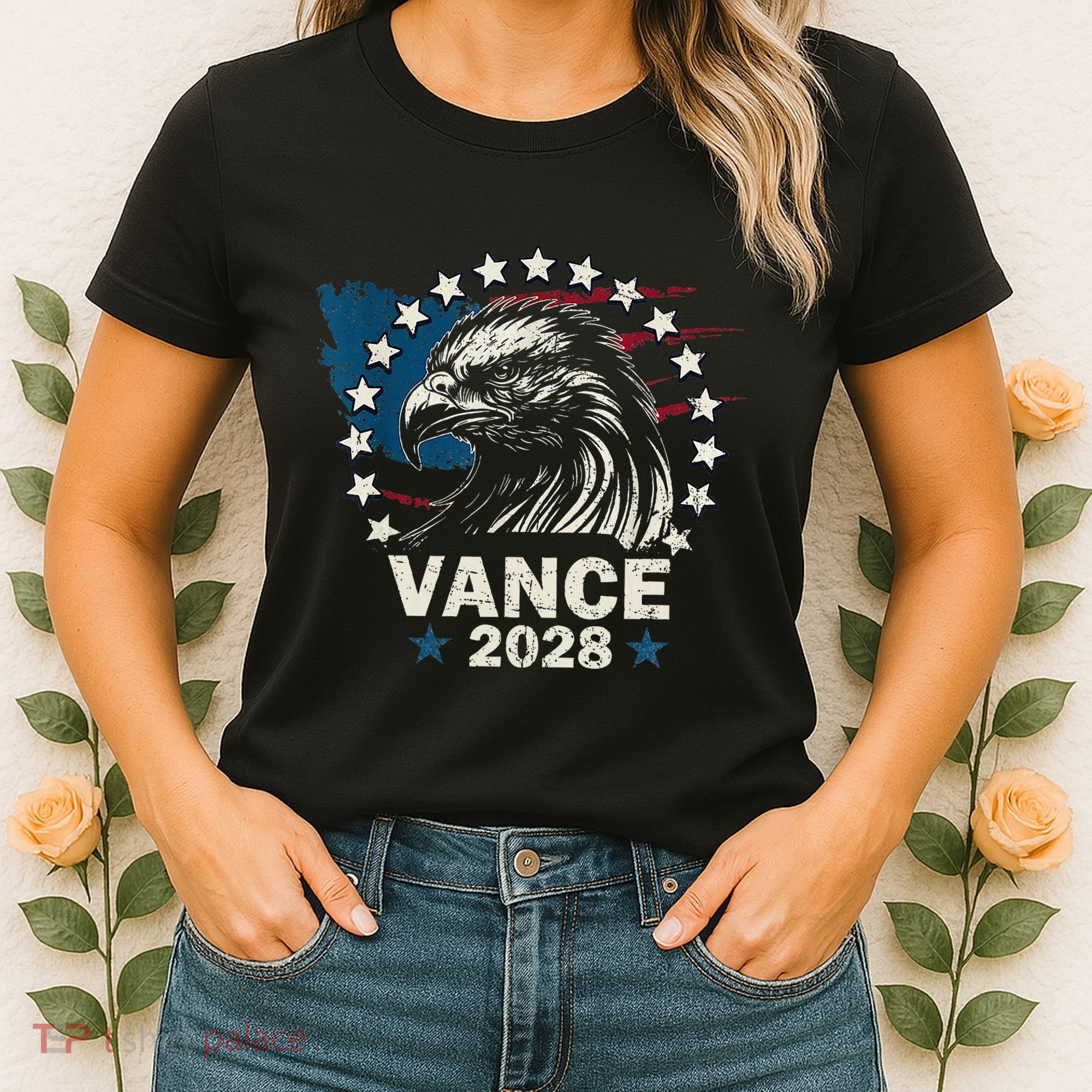 Vance 2028 President Us Flag Election Campaign 28 Women's T-Shirt