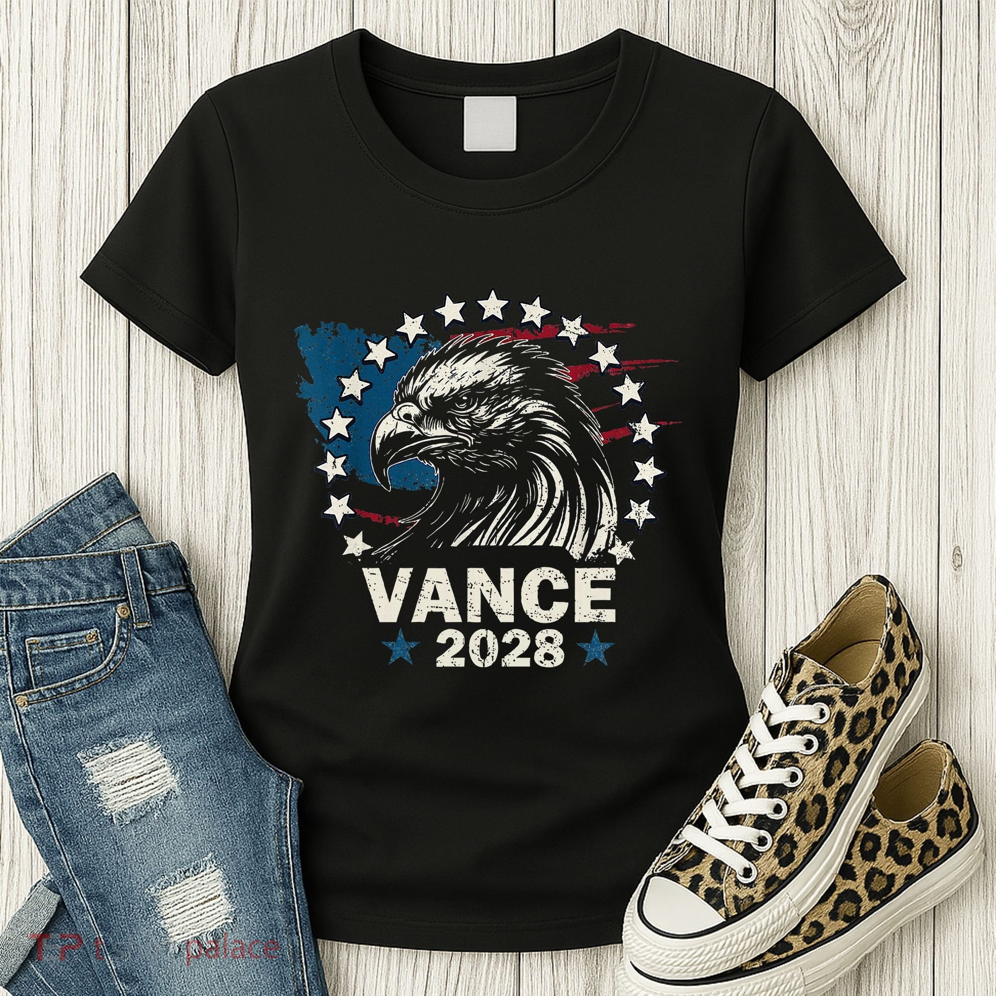 Vance 2028 President Us Flag Election Campaign 28 Women's T-Shirt