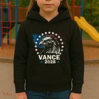 Vance 2028 President Us Flag Election Campaign 28 Kids Hoodie thumb 3