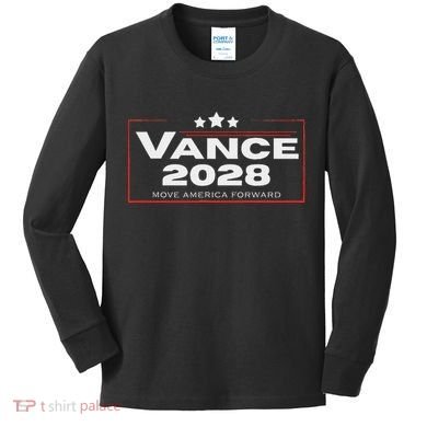 Vance 2028 Kids Long Sleeve Shirt