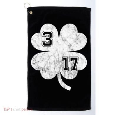 Vintage 317 Irish Clover Golf Towel