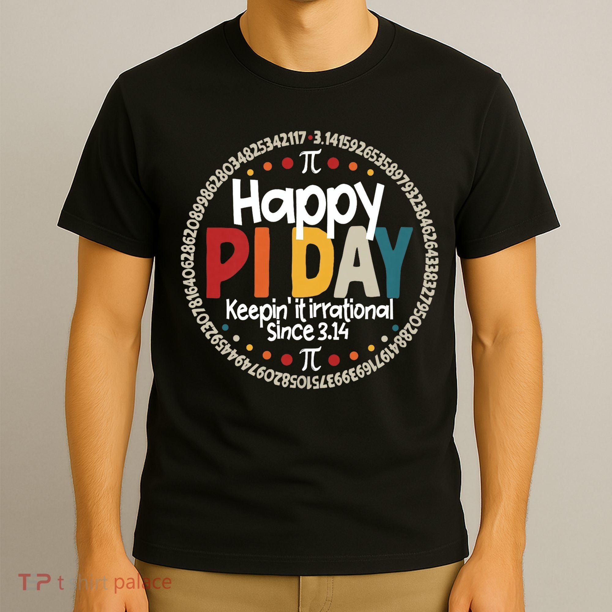 Vintage 3.14 Pi Digits Happy Pi Day T-Shirt