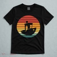 Vintage 3d Printing Benchy Sunset For 3d Printer Maker T-Shirt thumb 5