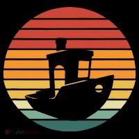 Vintage 3d Printing Benchy Sunset For 3d Printer Maker T-Shirt thumb 7