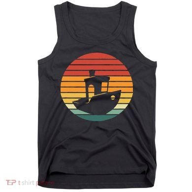 Vintage 3d Printing Benchy Sunset For 3d Printer Maker Tank Top