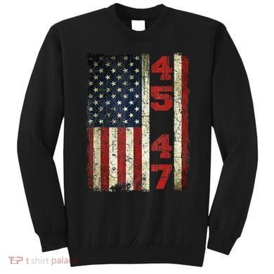 Vintage 45 47 America Flag Sweatshirt