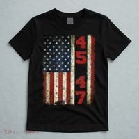 Vintage 45 47 America Flag T-Shirt thumb 5