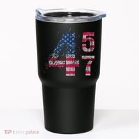 Voted 45 47 Trump 2024 Wins 47th President Winner Vance Won Tumbler thumb 0