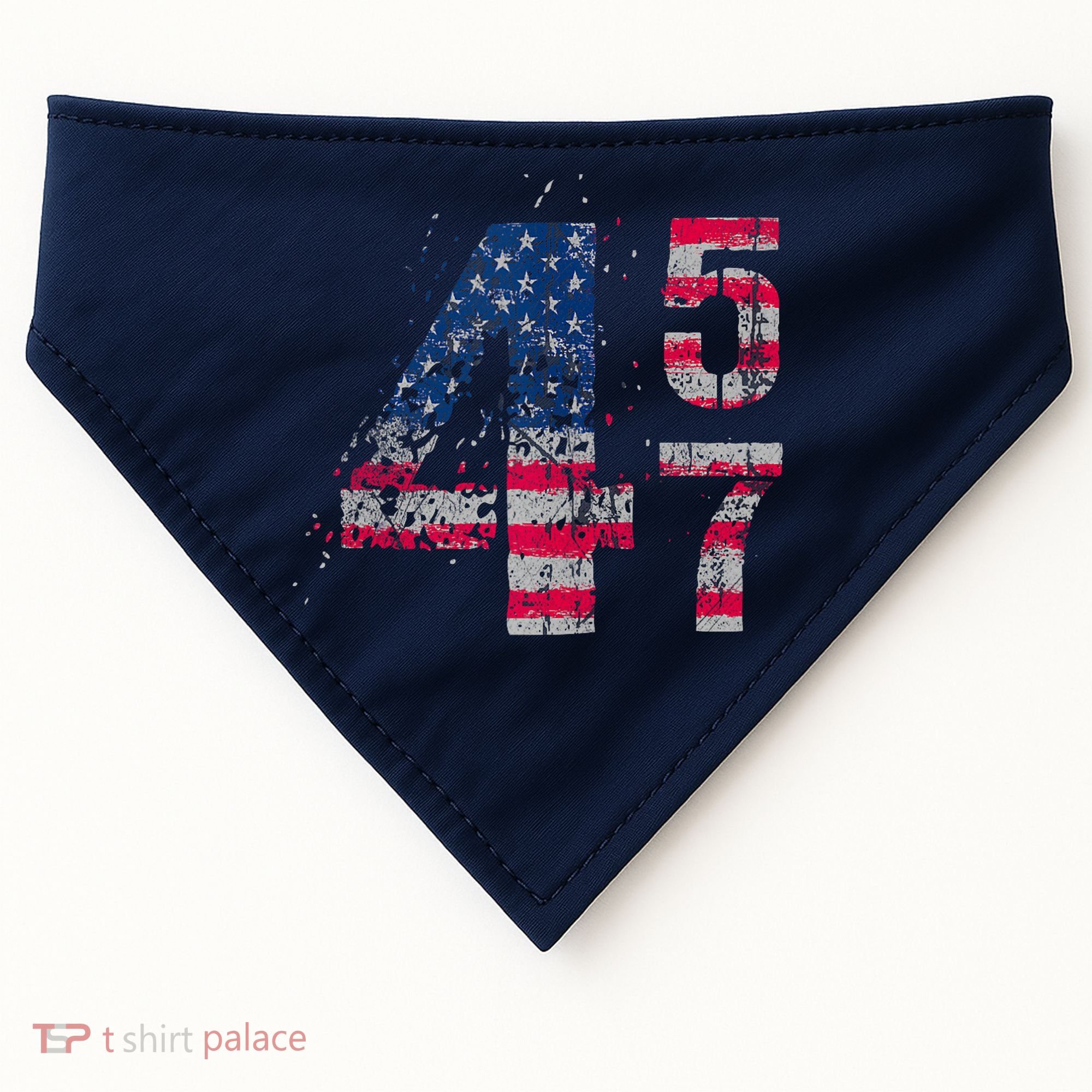 Voted 45 47 Trump 2024 Wins 47th President Winner Vance Won USA-Made Doggie Bandana
