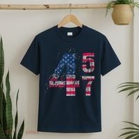 Voted 45 47 Trump 2024 Wins 47th President Winner Vance Won T-Shirt thumb 2