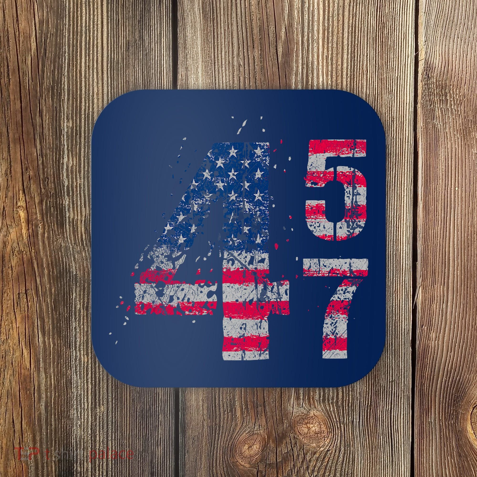 Voted 45 47 Trump 2024 Wins 47th President Winner Vance Won Coaster