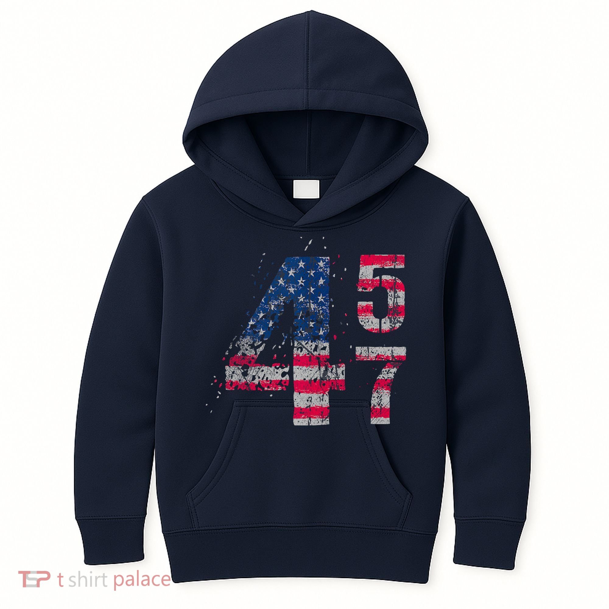Voted 45 47 Trump 2024 Wins 47th President Winner Vance Won Kids Hoodie