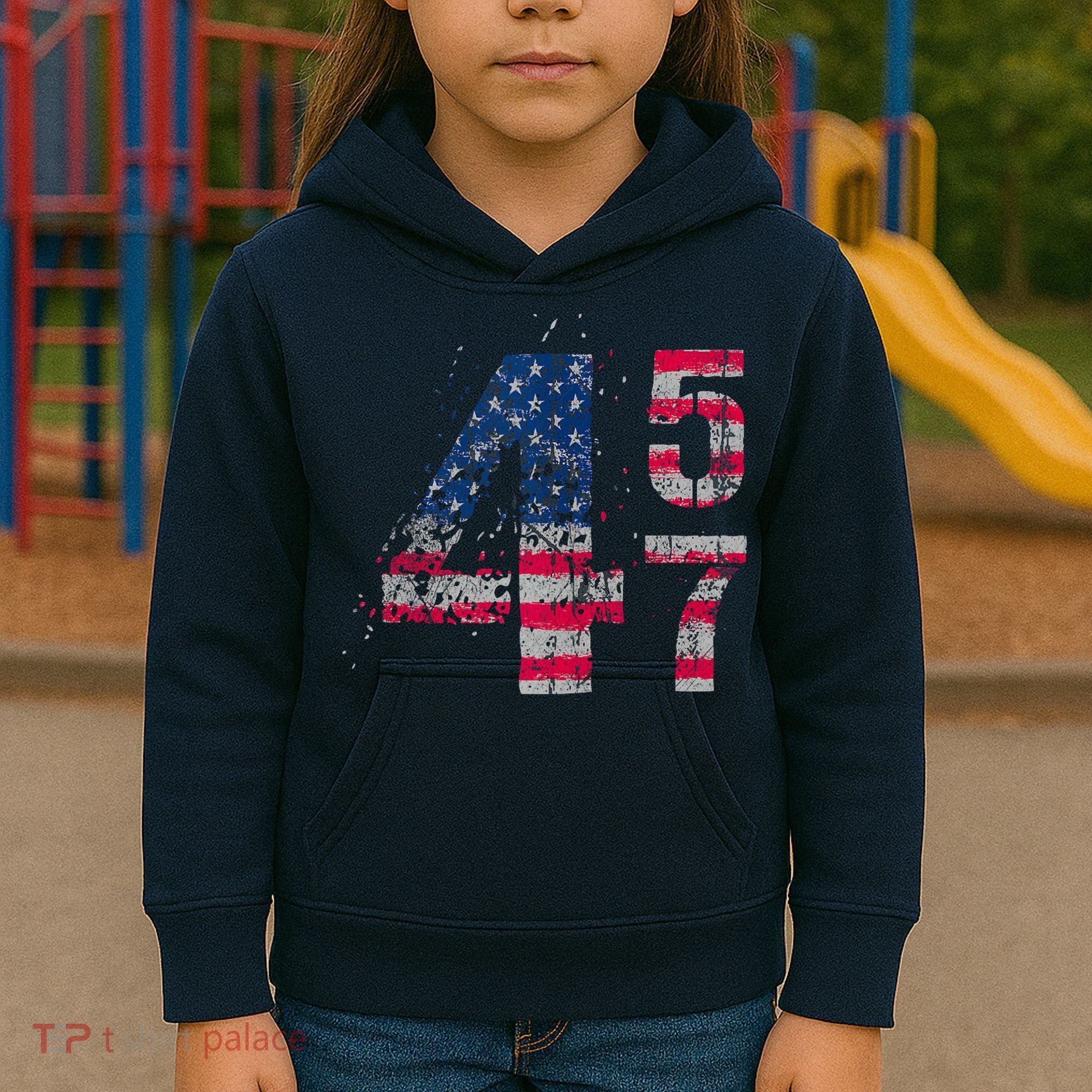 Voted 45 47 Trump 2024 Wins 47th President Winner Vance Won Kids Hoodie