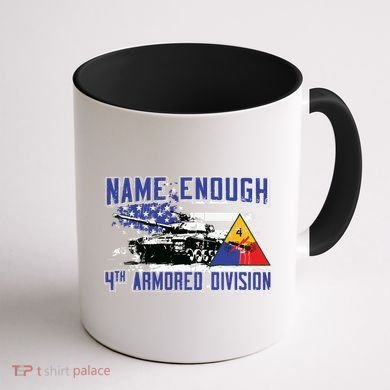 Veteran 4th Armored Division Breakthrough Vintage Gift Coffee Mug back