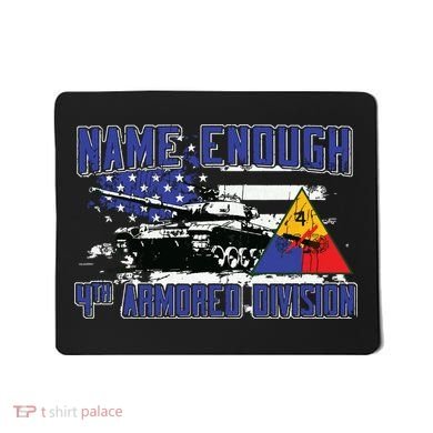 Veteran 4th Armored Division Breakthrough Vintage Gift Mousepad