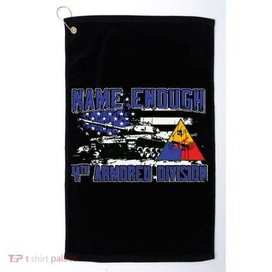 Veteran 4th Armored Division Breakthrough Vintage Gift Golf Towel