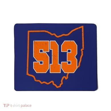 Vintage 513 Cincinnati Ohio Mousepad