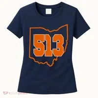 Vintage 513 Cincinnati Ohio Women's T-Shirt thumb 0