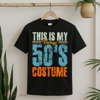 Vintage 50s Costume 50's Outfit 1950s Fashion 50 Theme Party T-Shirt thumb 2