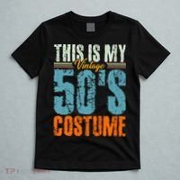 Vintage 50s Costume 50's Outfit 1950s Fashion 50 Theme Party T-Shirt thumb 5