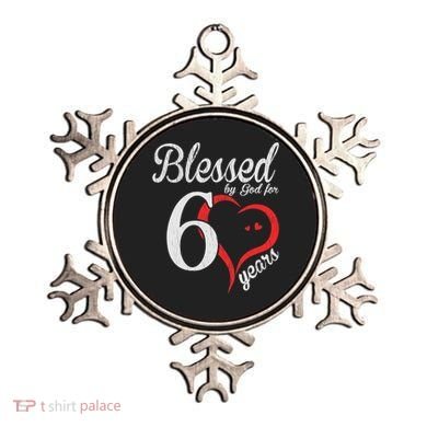 Vintage 60th Birthday Blessed By God, Happy Birthday Gift Ornament
