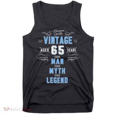  Vintage 65th birthday tshirt for him aged 65 years old tee Tank Top