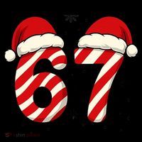 Viral 67 Candy Canes Santa 6-7 Christmas Funny Coffee Mug thumb 5