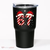 Viral 67 Candy Canes Santa 6-7 Christmas Funny Tumbler thumb 0