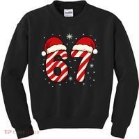 Viral 67 Candy Canes Santa 6-7 Christmas Funny Kids Sweatshirt thumb 0