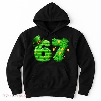 Viral 67 St Patrick's Day 6-7 Meme Irish Hoodie