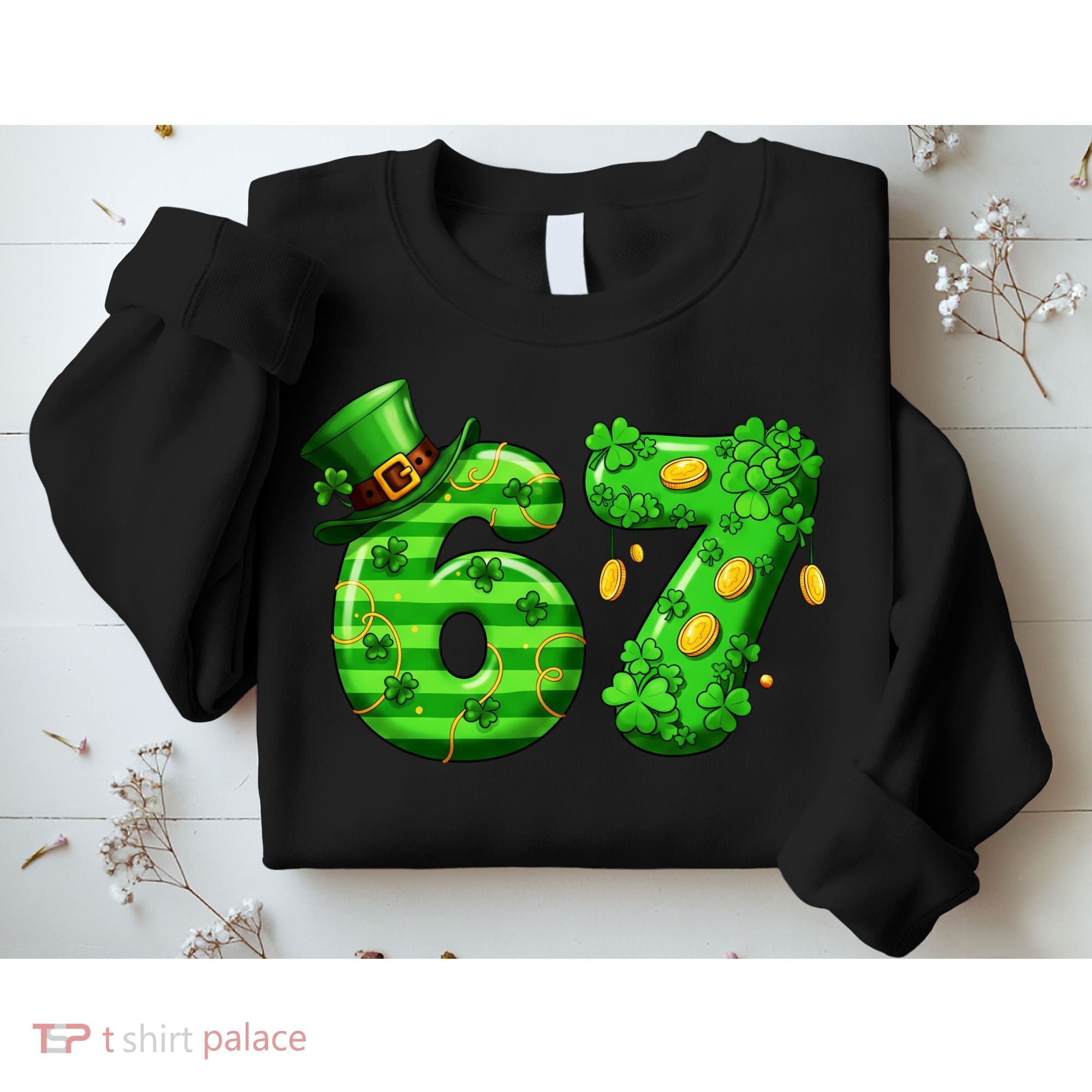 Viral 67 St Patrick's Day 6-7 Meme Irish Sweatshirt