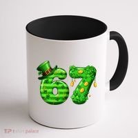 Viral 67 St Patrick's Day 6-7 Meme Irish Coffee Mug thumb 1