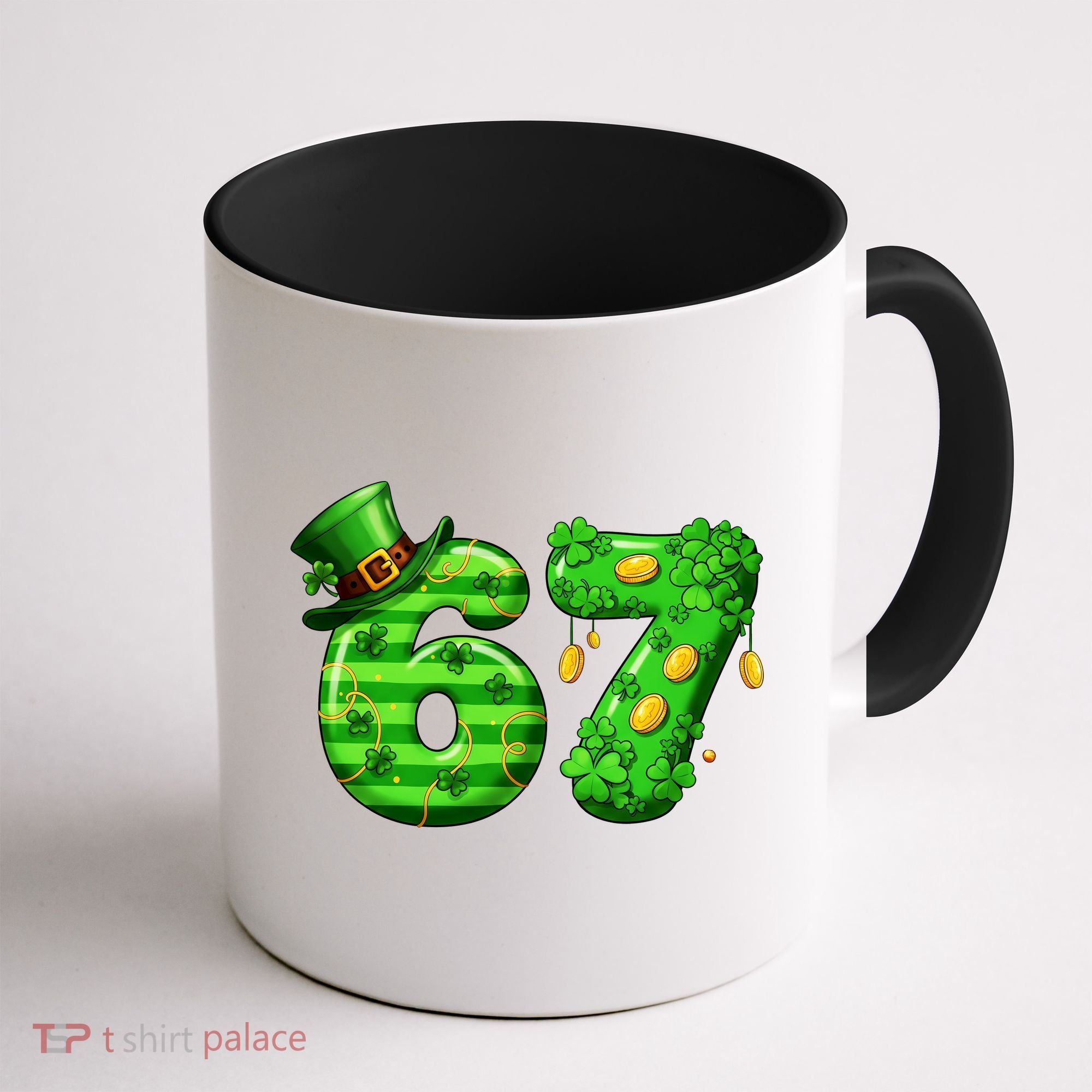 Viral 67 St Patrick's Day 6-7 Meme Irish Coffee Mug