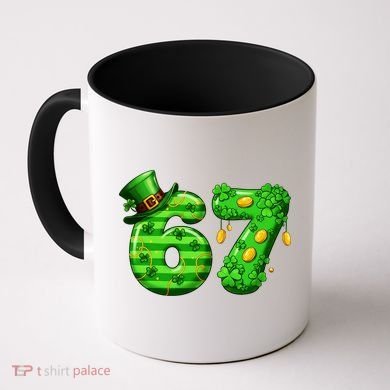 Viral 67 St Patrick's Day 6-7 Meme Irish Coffee Mug
