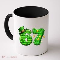 Viral 67 St Patrick's Day 6-7 Meme Irish Coffee Mug thumb 0