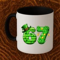 Viral 67 St Patrick's Day 6-7 Meme Irish Coffee Mug thumb 2