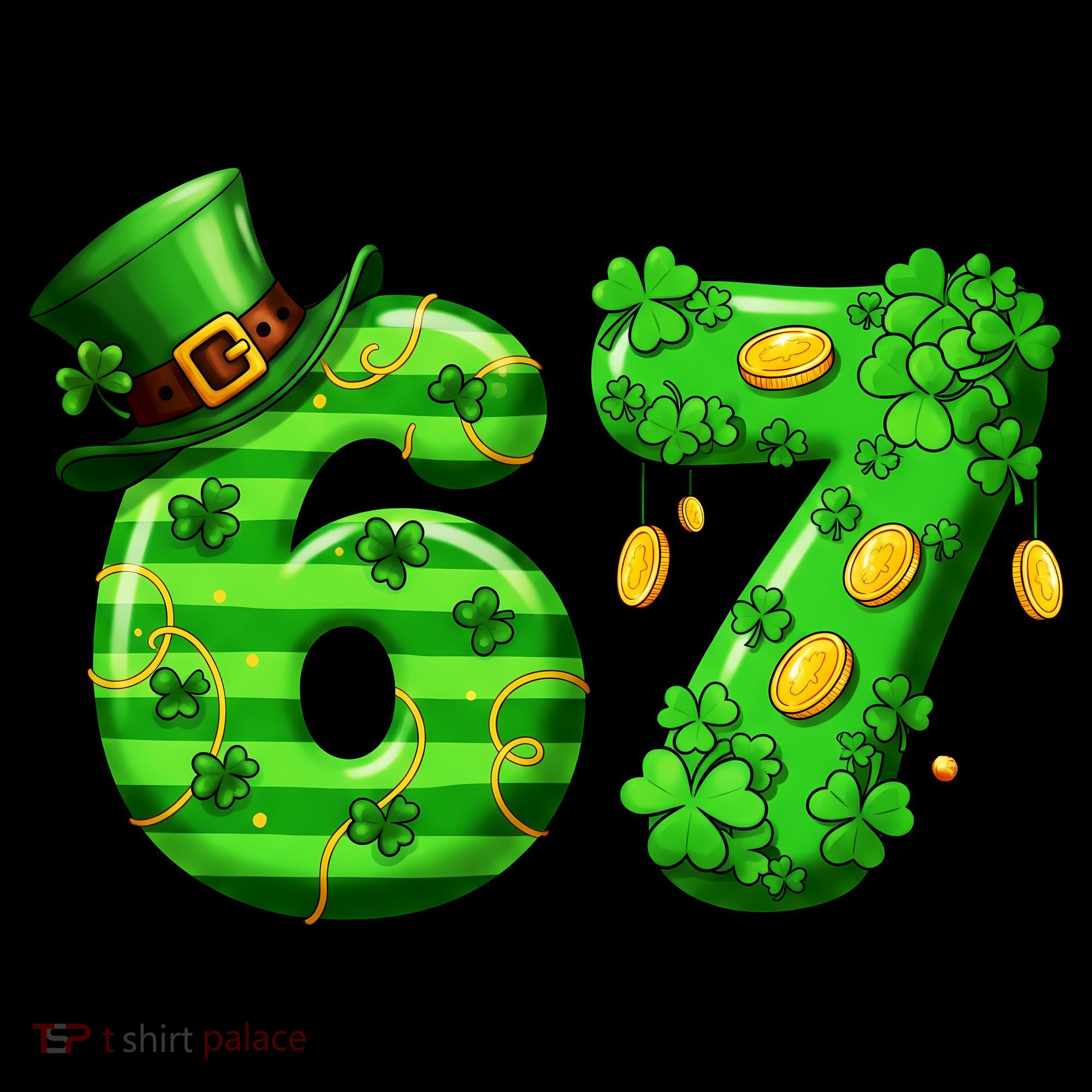 Viral 67 St Patrick's Day 6-7 Meme Irish Ornament