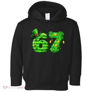 Viral 67 St Patrick's Day 6-7 Meme Irish Toddler Hoodie