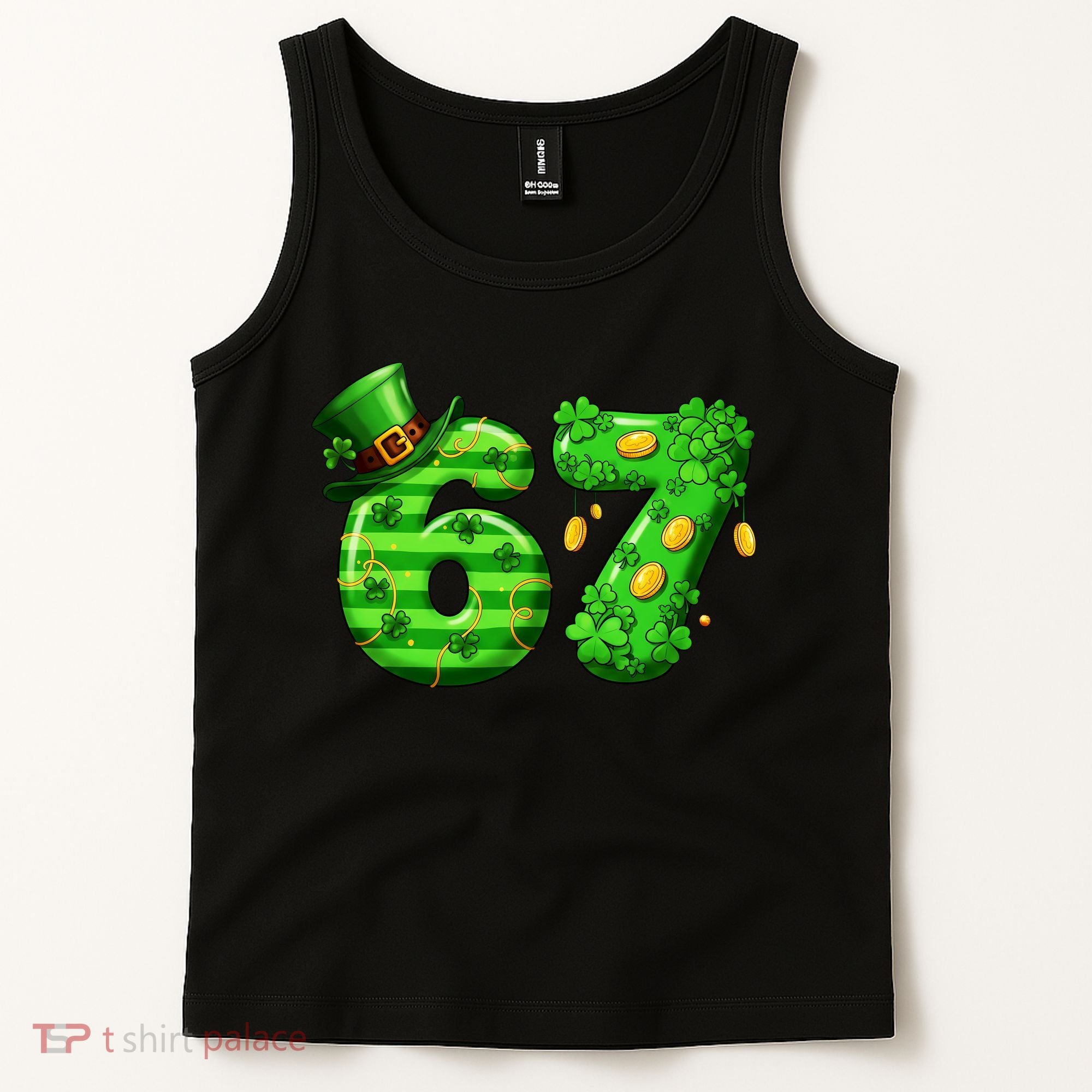 Viral 67 St Patrick's Day 6-7 Meme Irish Tank Top