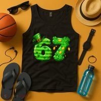 Viral 67 St Patrick's Day 6-7 Meme Irish Tank Top thumb 4