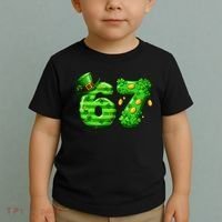 Viral 67 St Patrick's Day 6-7 Meme Irish Toddler T-Shirt thumb 2