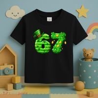 Viral 67 St Patrick's Day 6-7 Meme Irish Toddler T-Shirt thumb 3