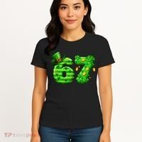 Viral 67 St Patrick's Day 6-7 Meme Irish Women's T-Shirt thumb 4