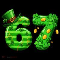 Viral 67 St Patrick's Day 6-7 Meme Irish Women's T-Shirt thumb 6