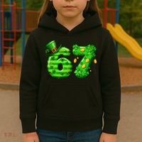 Viral 67 St Patrick's Day 6-7 Meme Irish Kids Hoodie thumb 3